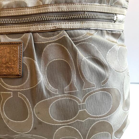 COACH POPPY RARE‼️ Tote, Champagne & Metallic - Picture 17 of 17